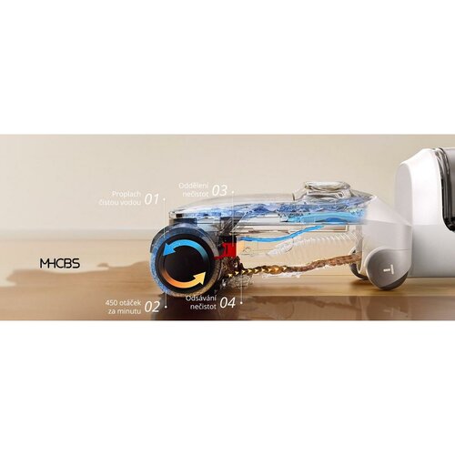 Tineco iFloor 5 Breeze akumulátorový vysavač na mokré/suché vysávání
