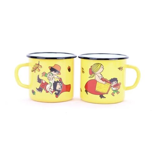 Belis Kubek emaliowany Dobranocka, 8 cm, 0,35 l