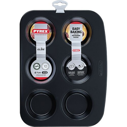 Pyrex Backform für 6 Muffins Glide 27 x 20 cm