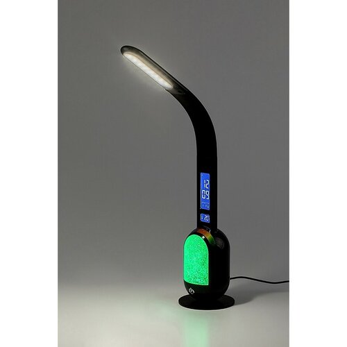 Rabalux 74230 lampa stołowa LED z brokatem Figen, czarny, 5 W, 290 lm, 5000 K, ściemnialna