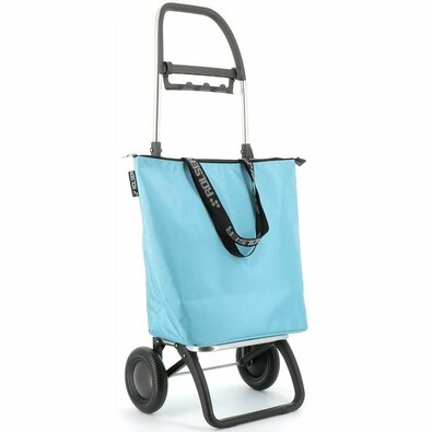 Rolser Nákupní taška na kolečkách Mini Bag Plus MF Logic RG, světle modrá