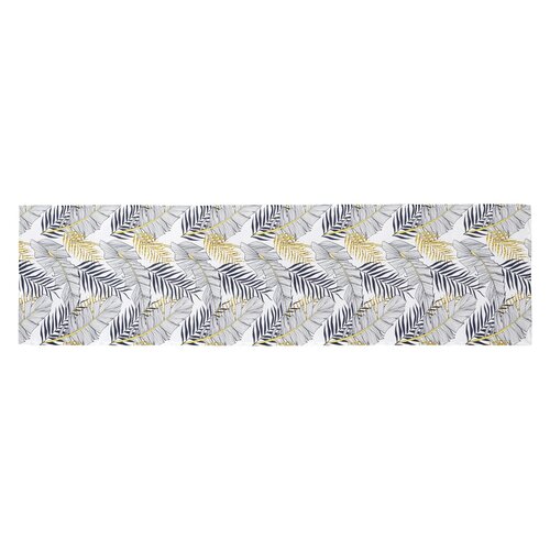 Levelek asztali futó fehér, 150 x 40 cm