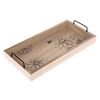 Dekoratives Holztablett Meadow flowers, 30 x 15 x 5 cm