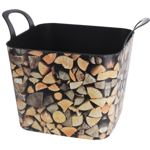 Coș flexibil universal Wood 36 l, 39 x 39 x 30 cm