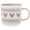 Kubek ceramiczny Serca III, 450 ml