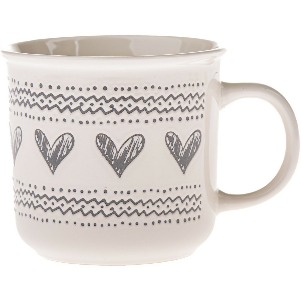 Ceramiczny kubek Serca III, 450 ml