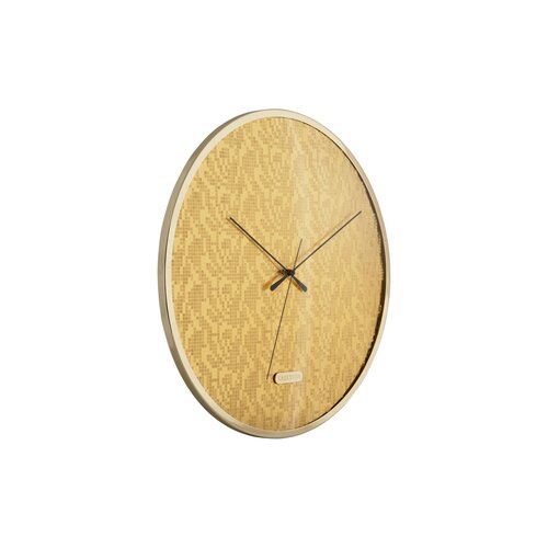 Karlsson 6005GD dizájner falióra, arany, átmérő 40 cm