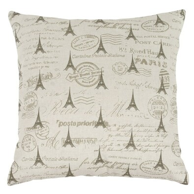 Pernă Ivo Paris, culoare bej, 45 x 45 cm