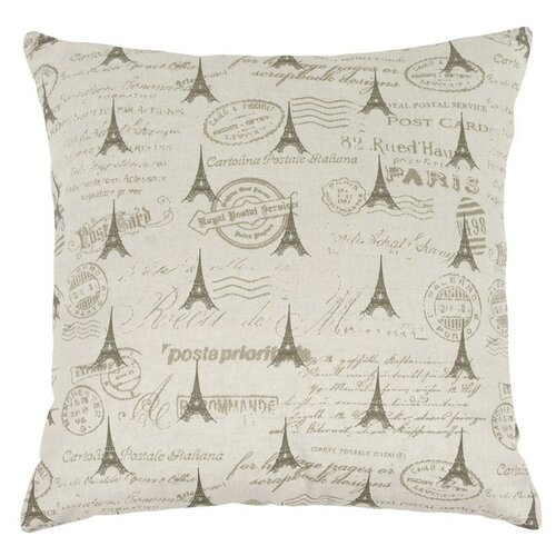 Pernă Ivo Paris, culoare bej, 45 x 45 cm