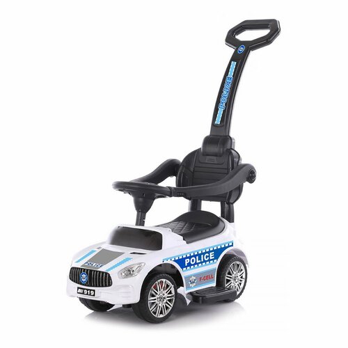 Mașinuță Chipolino cu bară de ghidare și sunete ,Poliție