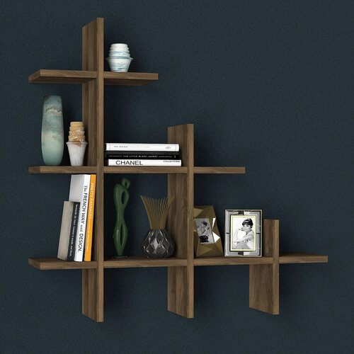 Wandregal Juke Walnut