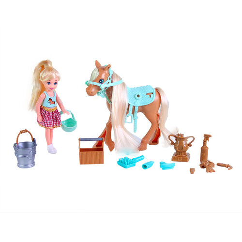 Rappa Česací kôň s bábikou a príslušenstvom
