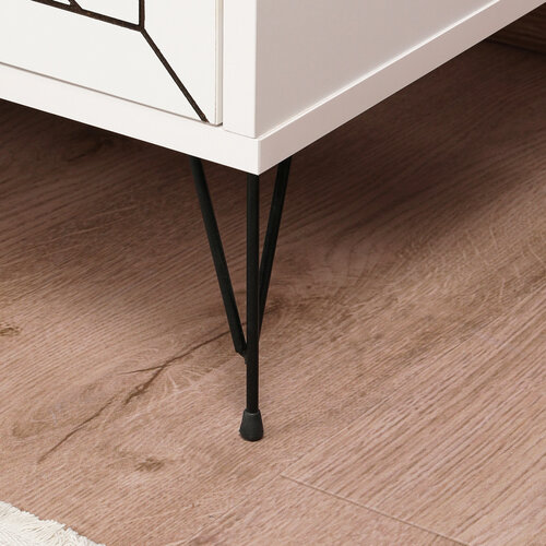 Stolik nocny Luna White