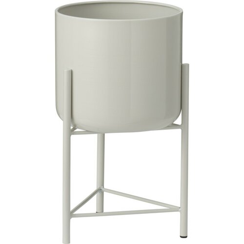 Súprava kovových stojanov na kvety Malvaro biela, 3 ks