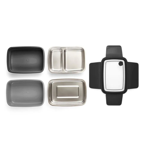 Livoo MEN406N Lunchbox, Schwarz