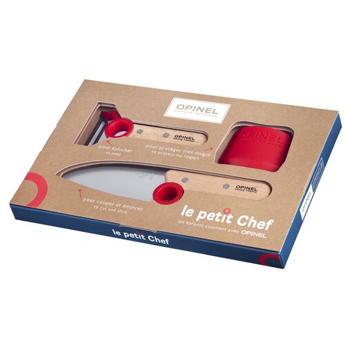 OPINEL Detská kuchárska súprava le petit Chef, červená