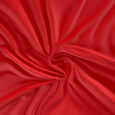 Kvalitex Cearșaf din satin cu elastic roșu, 160 x200 cm