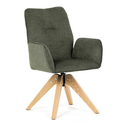 Scaun de sufragerie DCH-C2148 GRN2 cu materialimpermeabil