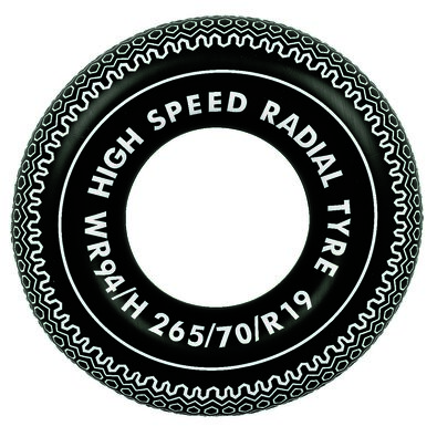 Vetro-Plus Inflatable ring Tire, diameter 90 cm