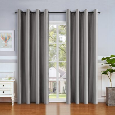 4Home Blackout zavesa Manila siva , 150 x 250 cm