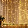 Solight Ghirlandă de Crăciun pentru fereastră, 300 de mini LED-uri, 1,5 x 1,2 m, cu temporizator