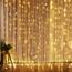 Solight Božična okenska zavesa, 300 mini LED-lučk, 1,5 x 1,2 m, s časovnikom