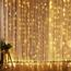 Solight Okenní vánoční závěs, 300 mini LED, 1,5 x 1,2 m, s časovačem