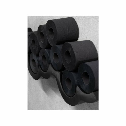 Renova 3-lagiges Toilettenpapier, 6 Stück, Schwarz