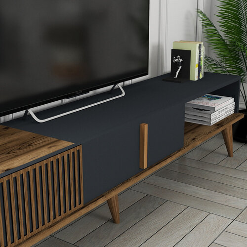 TV-Lowboard Milan Alt Anthracite