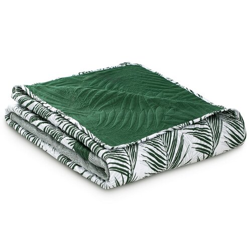 AmeliaHome Prekrivalo za posteljo Tropical Bonairestekleno zelena, 220 x 240 cm