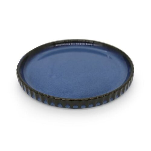 Farfurie din gresie Toro, 17,5 cm, albastru