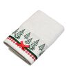 Christmas frottír törölköző jacquard szegéllyel