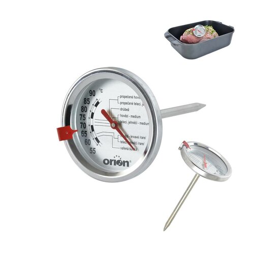 Orion Edelstahl-Thermometer zum Braten von Fleisch