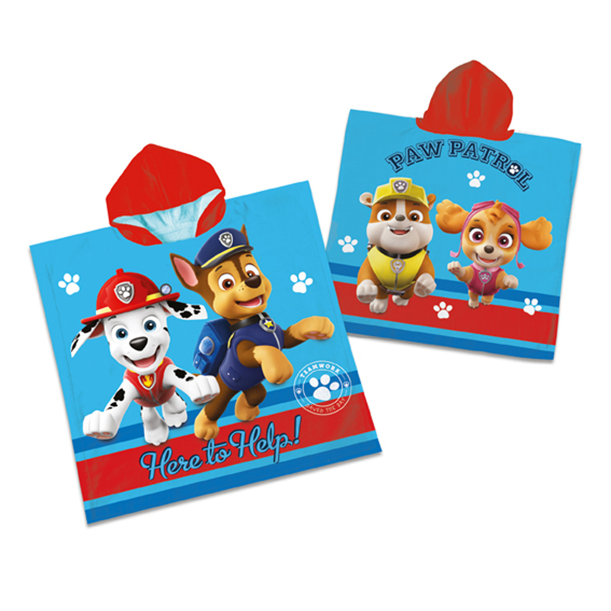 Obrázok HERDING -  HERDING Froté bavlnené pončo 60/120cm PAW PATROL