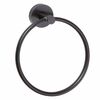 SAPHO XB402 X-Round Black držalo za brisače,okroglo, črno