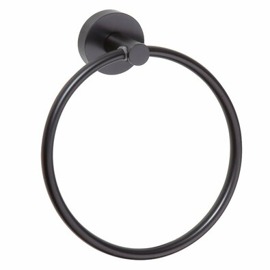 SAPHO XB402 X-Round Black törülközőtartó, fekete
