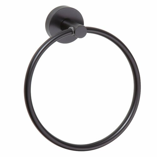 SAPHO XB402 X-Round Black držalo za brisače,okroglo, črno