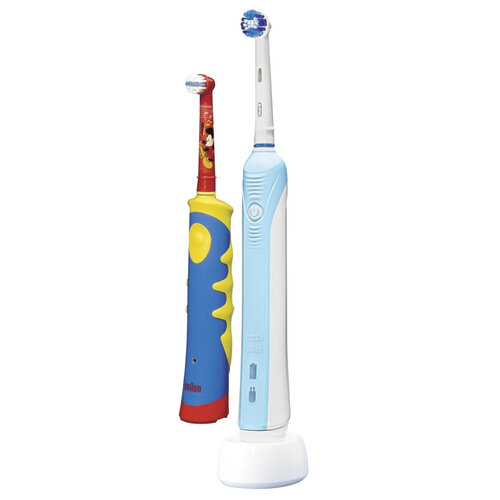 Oral B rodzinne opakowanie szczoteczka do zębów Profesional 500 + szczoteczka dla dzieci Mickey