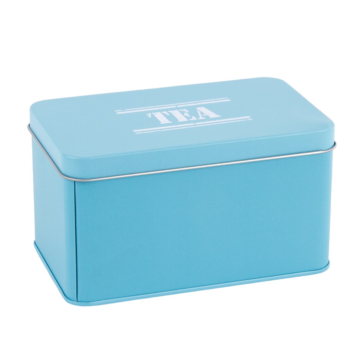 Plechová dóza Tea, sv. modrá