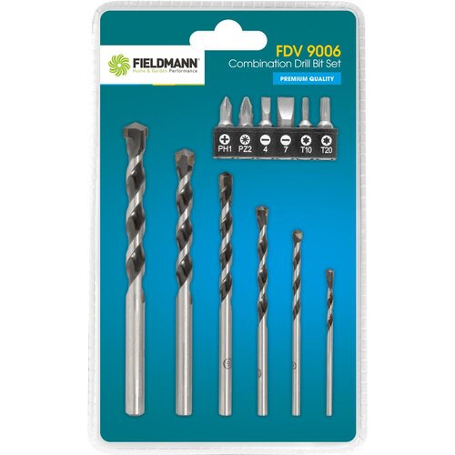 Fieldmann FDV 9006 set de burghie și biți, 12piese