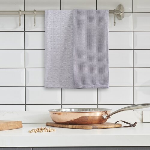 DecoKing Кухонний рушник для посуду Louie сірий, 50 x 70 см, комплект 3 шт.