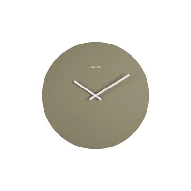 Karlsson 5922MG designové nástěnné hodiny 31 cm, zelená