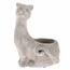 Betonübertopf Katze, grau, 16,5 x 22 x 13,5 cm