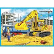 Trefl Puzzle Pracovní stroje, 4v1 12, 15, 20, 24 dílků