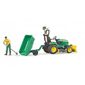 Camion Bruder MAN cu 3 containerede reciclat, 54,5 x 18,5 x 27 cm