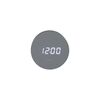 Karlsson 5981GY dizajnové LED hodiny s budíkom sivá, pr. 9 cm