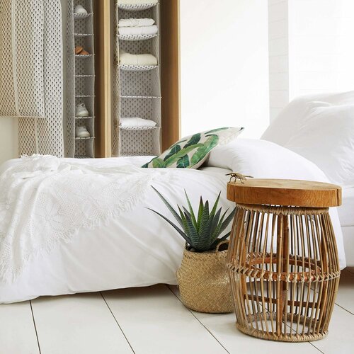 Compactor Pletený úložný košík z morskej trávy Belly, 35 x 32 cm, prírodná