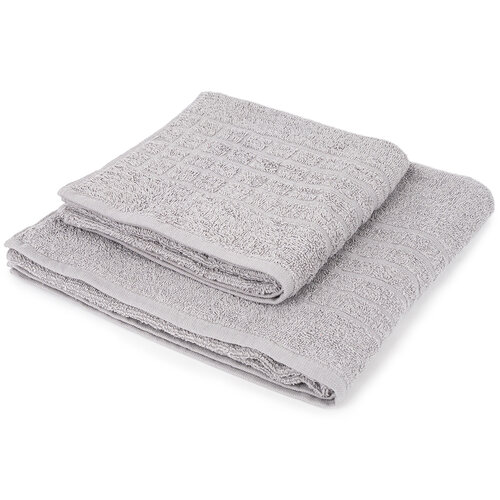 Handtuch Soft Grau, 50 x 100 cm
