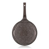 Banquet Patelnia do racuchów z powierzchnią nieprzywierającą Granite Brown Smile, 26 cm