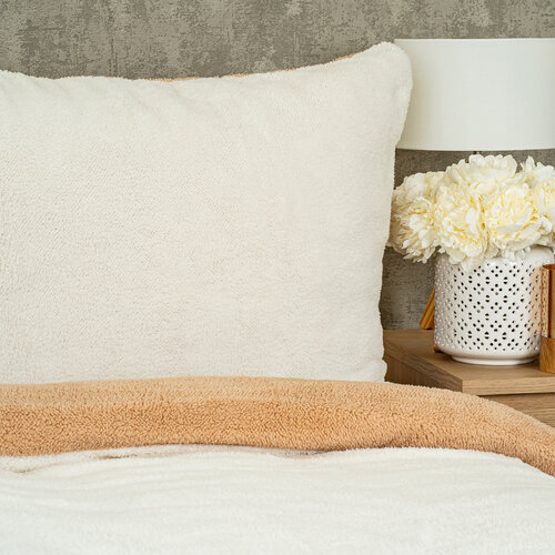 Lenjerie de pat 4Home Teddy bej, 140 x 200 cm, 70 x 90 cm